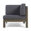 Ensemble de 2 causeuses Oana, gris foncé-145477095