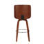 Livingston 70cm Swivel Faux Leather Mid-Century Counter Stool-1879758498
