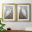 White Heron I, reproduction encadrée de qualité supérieure - prête à être accrochée-974337244-974337247