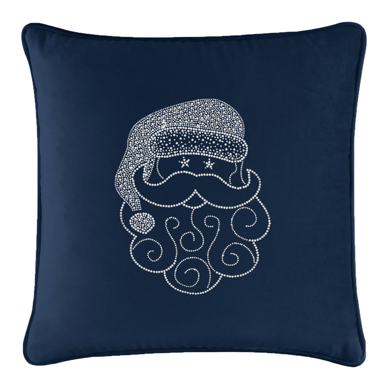 Coussin Sparkles Home Conception de Noël des Fêtes | Insertion de plumes | Lavable à la machine, Carré 20 po