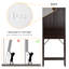 Armoire de salle de bain murale l 21,7 po x H 27,6 po x P 7,8 po Mickalla-1138442349