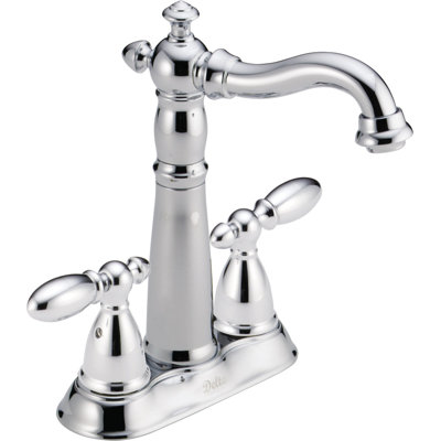 Victorian Double Handle Kitchen Faucet with Diamond Seal Technology