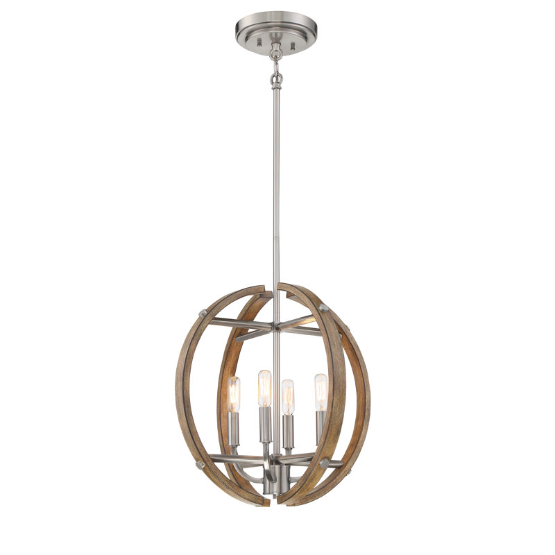 Vanessa 4 - Light Dimmable Globe Chandelier