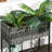Raised Garden Bed, Elevated Planter Box With Rattan Wicker Look, Tool Storage Shelf-794035944