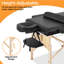 3 Lit de massage pliable et ajustable