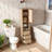 Lustra 67.7" Tall Freestanding Bathroom Storage Cabinet Traditional American Style 1 Door & 3 Drawers Adjustable Shelf