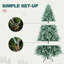 Arbre de Noël épinette bleu artificiel non éclairé-118027475