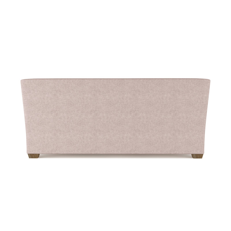 Rivington Flare Square Track-Arm Sofa, Weathered, 31" H x 84" W x 37" D, Plush Velvet Blush
