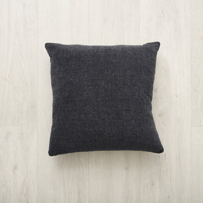 Polemenakos Square Cushion, Charcoal