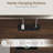 54" Fluted Home Office Desk with Charging Station, Modern Executive Computer Desk with File Cabinet-1088637218
