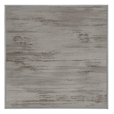 Tapis abstrait gris lavable à la machine