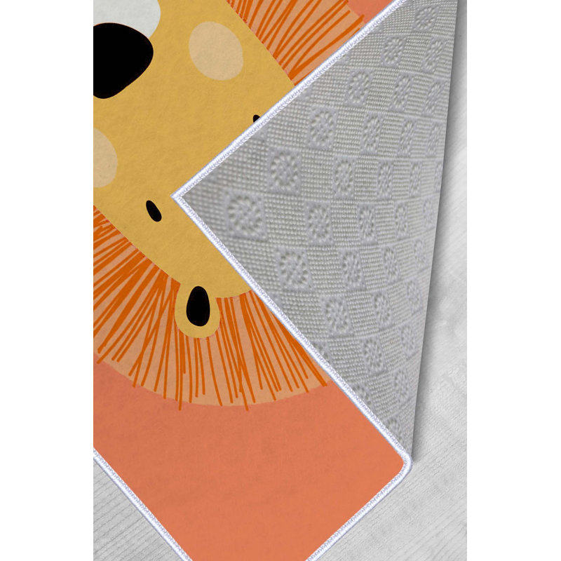 Stylish Woven Carpet, 100% Polyester, 4.0 x 5.9 Feet | 3D Digital Printing, Antibacterial, Non-Slip PVC Underside | Machine Washable, Pile Height: 0.3 Inches, Perfect for Living Room & Bedroom Decor