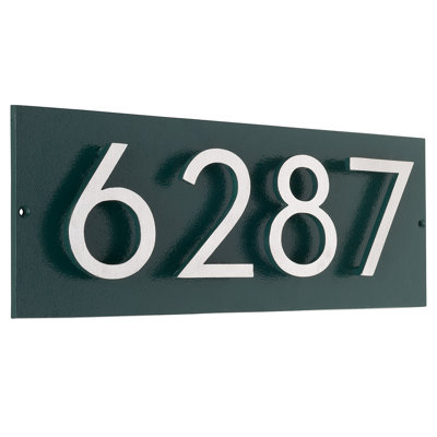 Floating 1-Line Wall Address Plaque
