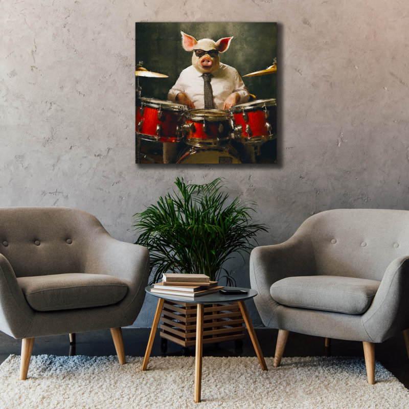 'Stix' by Sean Parnell Canvas Wall Art, 37" H x 37" W x 1.5" D