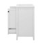 Petit meuble-lavabo 24 po avec lavabo, 1 tiroir et 2 portes de rangement, meuble-lavabo simple moderne en bois massif