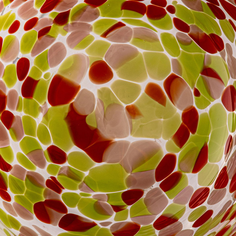 Traver Round Glass Bowl With 4 Pattern Design Styles