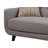 Polyester Blend Fabric With Quilted Structure, High-Density Foam Padding & 2 Throw Pillows