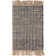 Kuba Black Handwoven Jute Rug