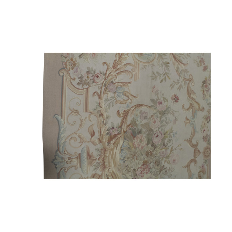 Hand-Knotted High-Quality Green Area Rug