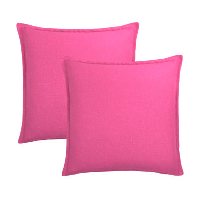 Frisco Reversible Linen Throw Pillow