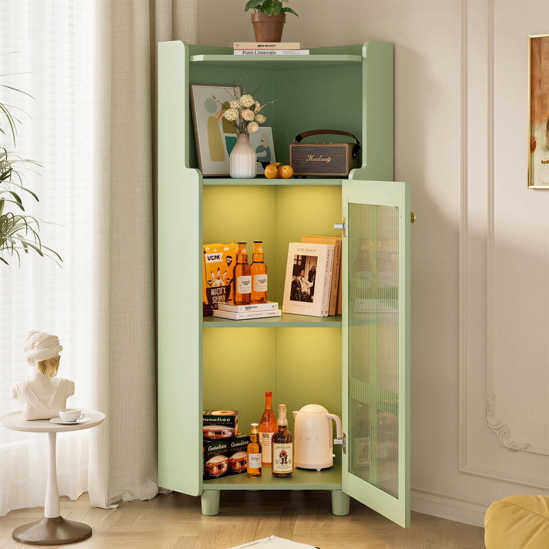 Freestanding Bathroom Cabinet, Green