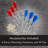 797 Electronic Dartboard with Darts