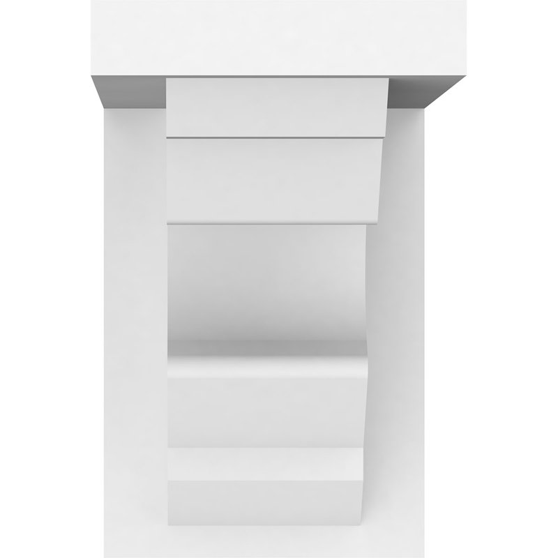 5"W x 8"D x 8"H Standard Sheridan Architectural Grade PVC Bracket, 8" H x 5" W x 8" D