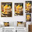 Ramanna Yellow Cheesecake Luxury, reproduction d'art sur toile-1542453964-1542454014