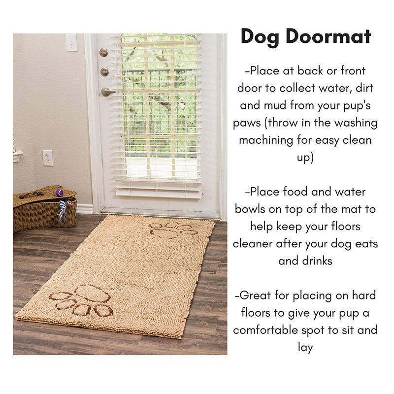 Non-Slip Indoor / Outdoor Doormat, Beige