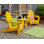 Ensemble 3 pièces POLYWOOD Classic Adirondack pliant Adirondack