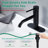 Modern Bathroom Sink Faucet, Single Handle, With Overflow Pop-up Drain, Stainless Steel Faucet For Sink 1 Hole Deck Mounted-115666264