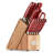 Rorik Red 14 Piece Cutlery Block Set