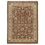 High-Quality Hand-Knotted Wine And Beige Area Rug