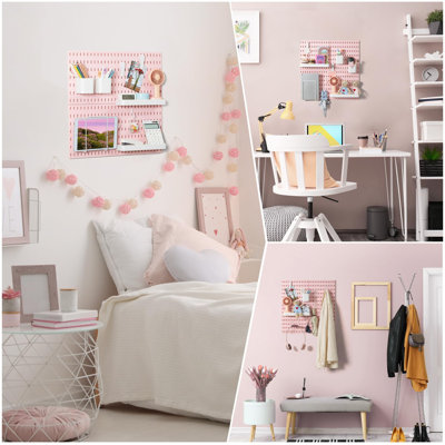 Pegboard Combination Wall Organizer Kit