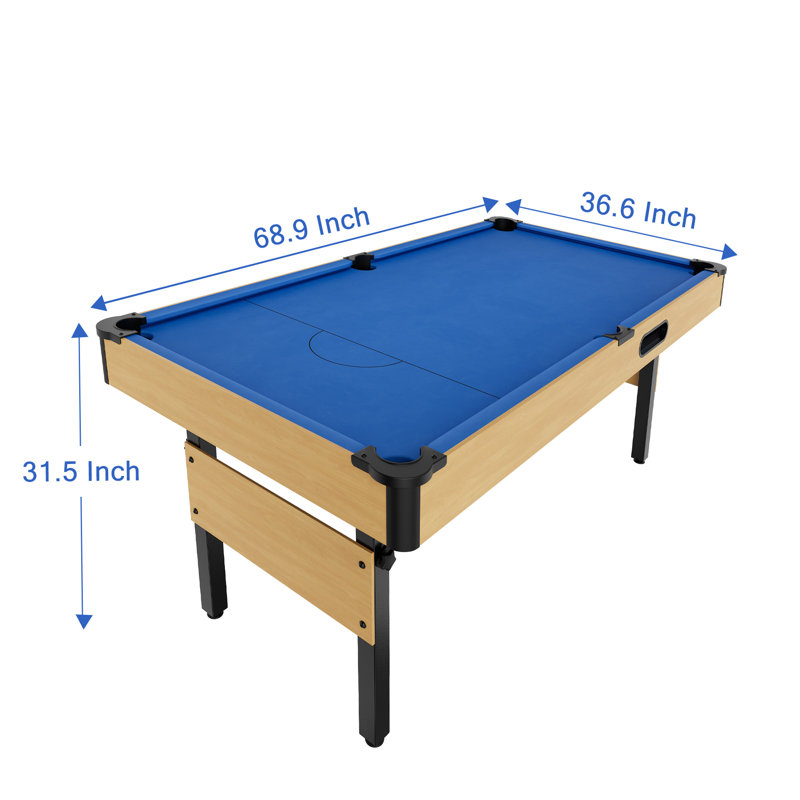 Pool Table Foldable With Automatic Ball Return, Portable Pool Tables