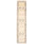 Tapis de couloir beige/gris en Tapis décoratif laine de noué à la main New Age Ushak de conception unique 2 pi 6 po x 12 pi 4 po Budworth