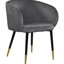 Chaise en velours Barrel-71228711