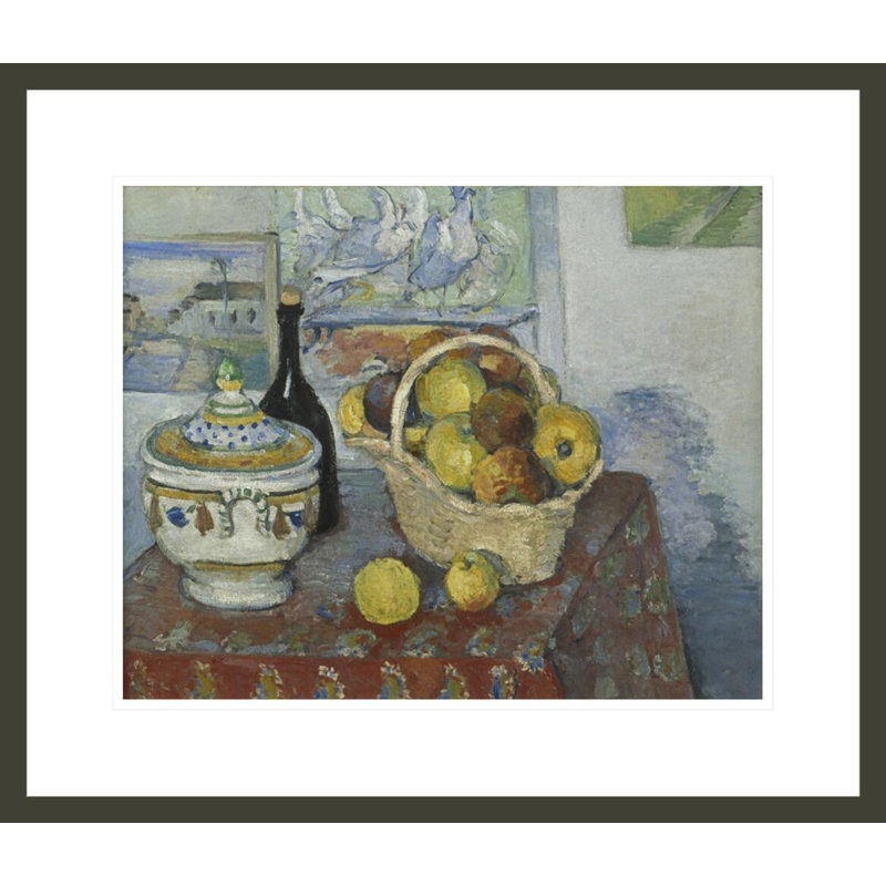 Nature morte avec soupière par Paul Cézanne, H 17,75 po x l 20,7 po