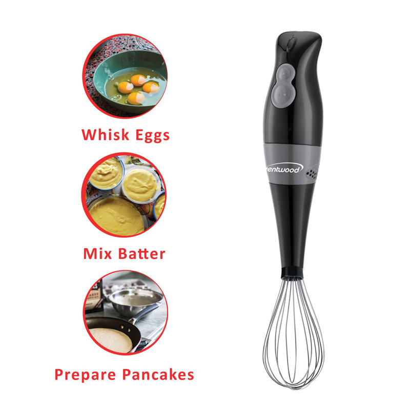 Brentwood Appliances 2 Speed 0.5 Quarts Hand Mixer, Black