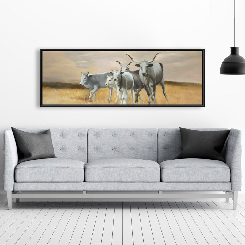 Nguni Breeding Print On Canvas