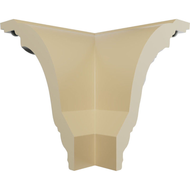 Endurathane Outside Corner Moulding (matches moulding MLD04X05X06WA), 5 1/8"P x 4 3/4"H, Factory Primed