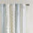 Cotton Printed Curtain Panel With Chenille Stripe And Lining-801031619-801031616