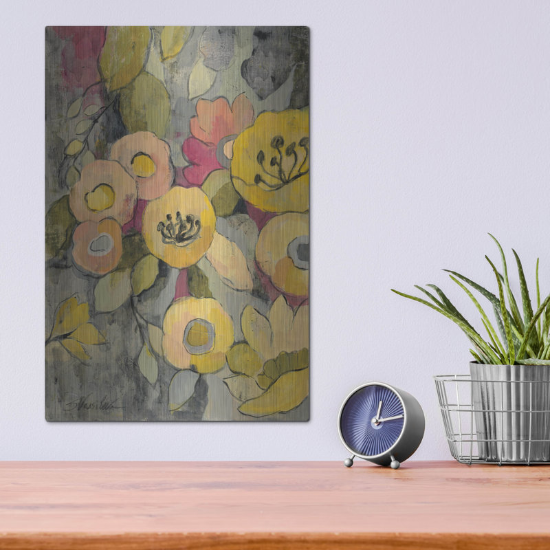 «Yellow Floral Duo II» par Silvia Vassileva, H 16 po x l 12 po 