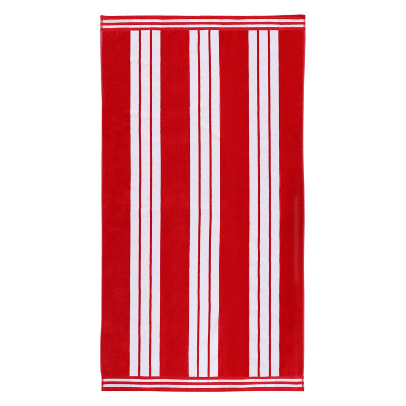 Serviette de plage Chira, Rouge, Serviette de plage - 1 paquet
