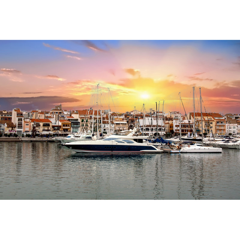 Heitman Spain Seafront - Wrapped Canvas Print, 81cm H x 122cm W x 3.8cm D