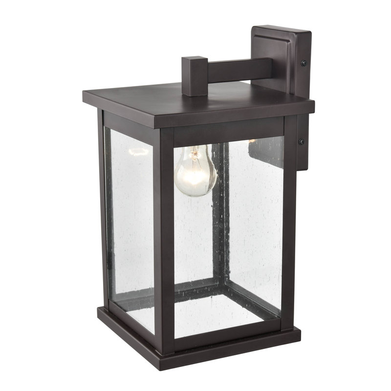 Lanterne murale d'extérieur Daren, Bronze, H 15,25 po x l 8,5 po x P 8,5 po