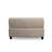 Cobert U-Shape Corner Sofa, Cream Color, 153.5 x 39.4 x 27.6 inches | Beech Wood & Chipboard Frame, 100% Polyester Fabric, 28 DNS Soft Foam Cushions | Fixed Seating & Back Cushions, Stylish & Comfortable for Living Room