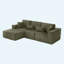 Canapé modulaire en forme de L 109 po avec assise profonde et méridienne gauche 109 po-1720795645