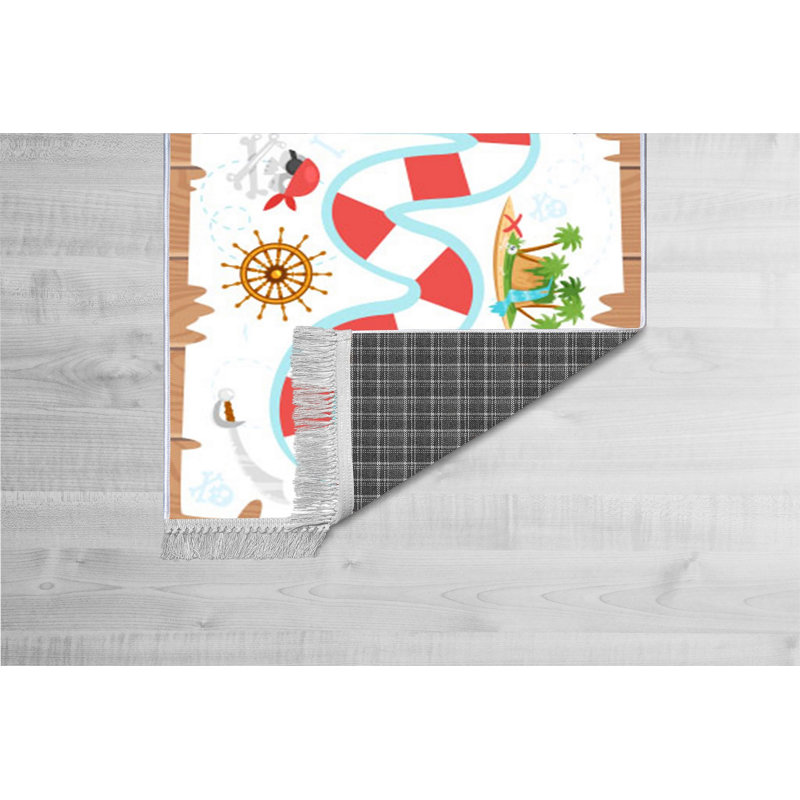 Gerstner Red/Brown/Blue Rug, Rectangle 180 x 280cm