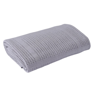 Soft Cotton Cellular Cot Blanket